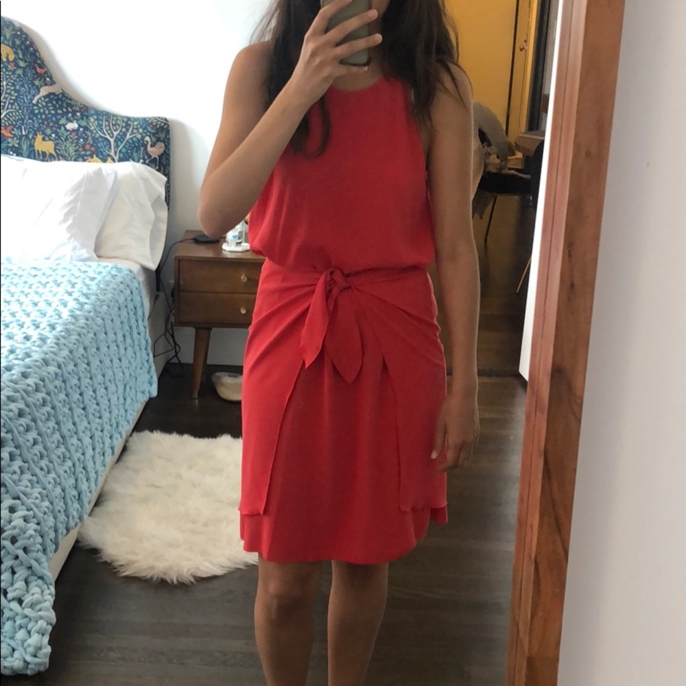 Aritzia Coral dress